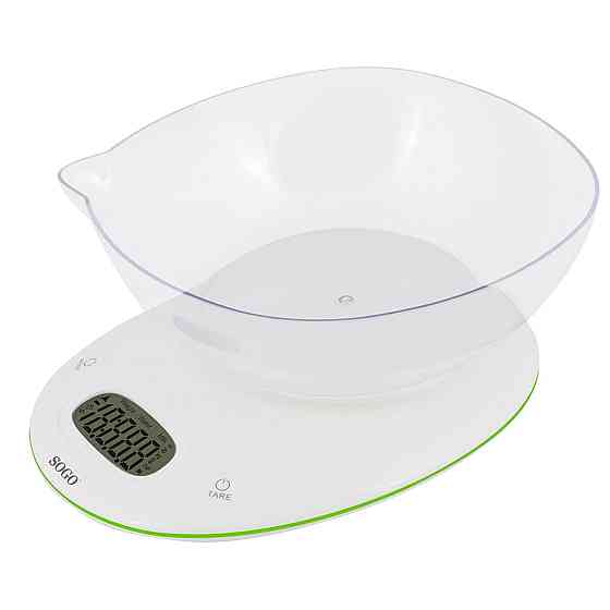 SOGO Digital kitchen scales with bowl, 5Kg/1g Gazimağusa