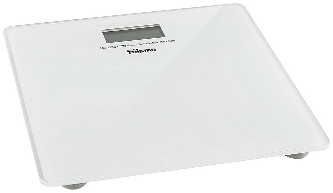 Digital bathroom scale white max. 150kg 30x30cm Gazimağusa - изображение 1