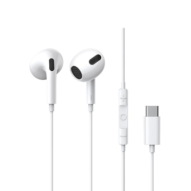BASEUS encok c17 type-c in-ear wired earphone white Gazimağusa - изображение 1