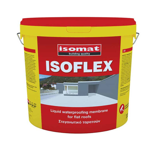 ISOMAT ISOFLEX Waterproofing membrane for flat roofs 25kg - White Gazimağusa - изображение 1