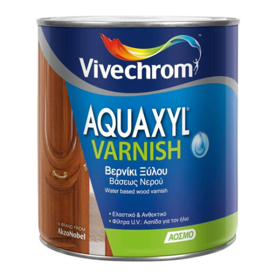 VIVECHROM AQUAXYL Water based wood varnish 2.5L – Gloss clear Gazimağusa