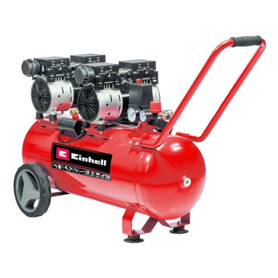 EINHELL Silent air compressor 50L 8 bar 190 l/min - TE-AC 50 Silent Gazimağusa