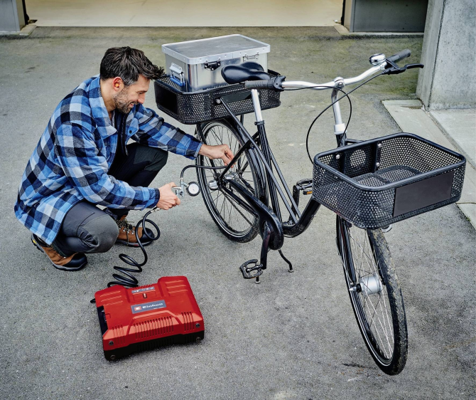 EINHELL Cordless portable compressor - 2 X 18V SOLO - TE-AC 36/8 Li OF Set-Solo Gazimağusa - photo 3