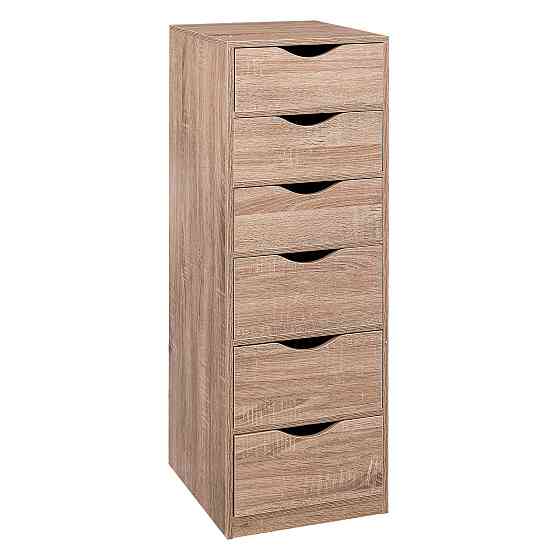 FIVE Wooden desk drawer unit with 6 drawers 100x38x33cm Gazimağusa