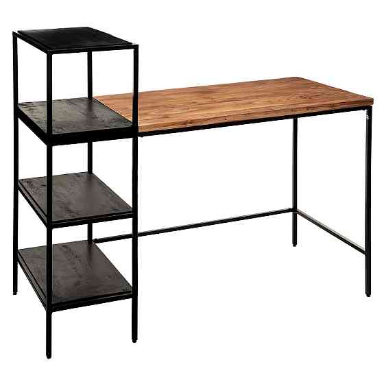 ATMOSPHERA Wooden desk with 4 shelves 118x50x106cm Gazimağusa