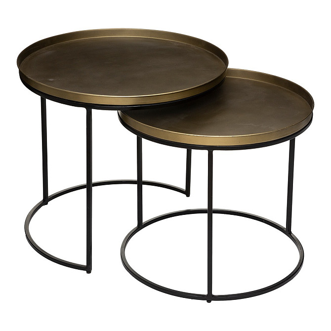 ATMOSPHERA Metal coffee table 2pcs O51 / O56cm Gazimağusa - изображение 1