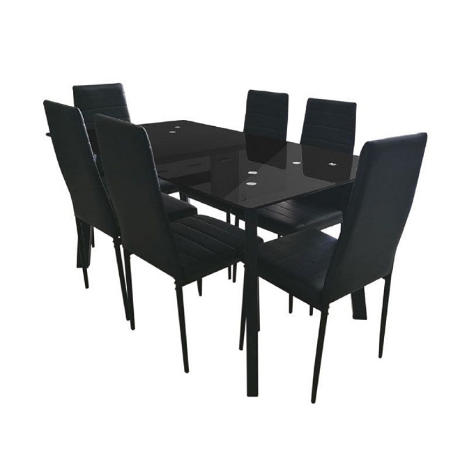 Dining table 140 X 80cm with 6 chairs Gazimağusa - photo 1