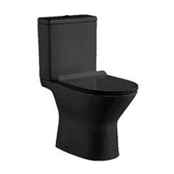 ELITE Black toilet S-TRAP 25cm (no fittings) 65x38x79cm Gazimağusa