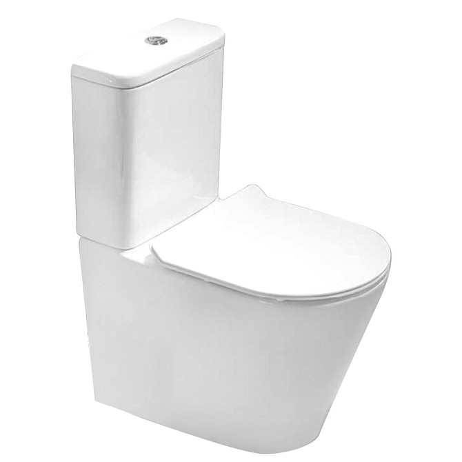 ELITE Back to wall toilet with S-TRAP 25cm, 64.2x38x85cm (without mechanism) Gazimağusa - изображение 1