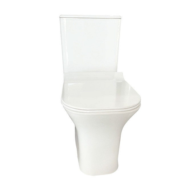 ELITE Toilet w.c. rimless with soft seat cover S-TRAP 25cm 66, 5x35.5x77cm (without mechanism) Gazimağusa - photo 1