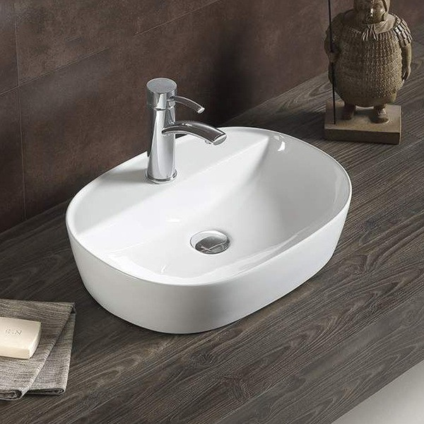 ELITE counter top oval wash basin 60x40x12.5cm Gazimağusa - photo 1