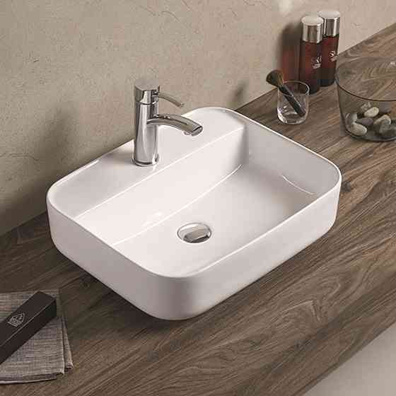 ELITE counter top rectangular wash basin 505x405x140cm Gazimağusa