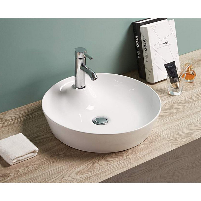 ELITE counter top round wash basin 43.5x43.5x13cm Gazimağusa - изображение 1