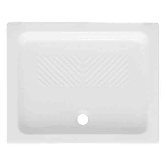 DIANFLEX Shower tray white ceramic 80x100x10cm Gazimağusa