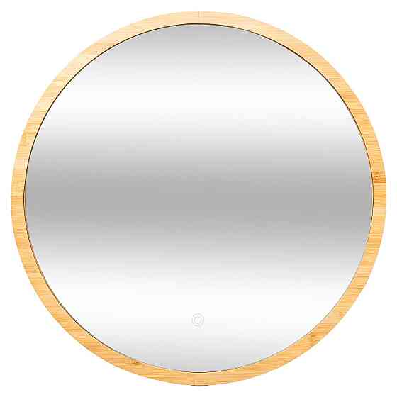 FIVE Bamboo Round Wall Led Mirror Gazimağusa