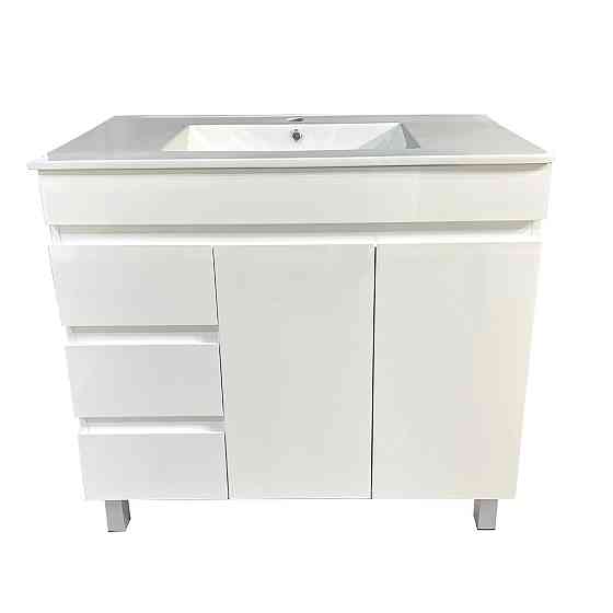 Bathroom furniture with wash basin white 91x47x83cm Gazimağusa