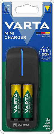 VARTA Mini charger EU with 2 X AA 2100mAh Gazimağusa - изображение 1