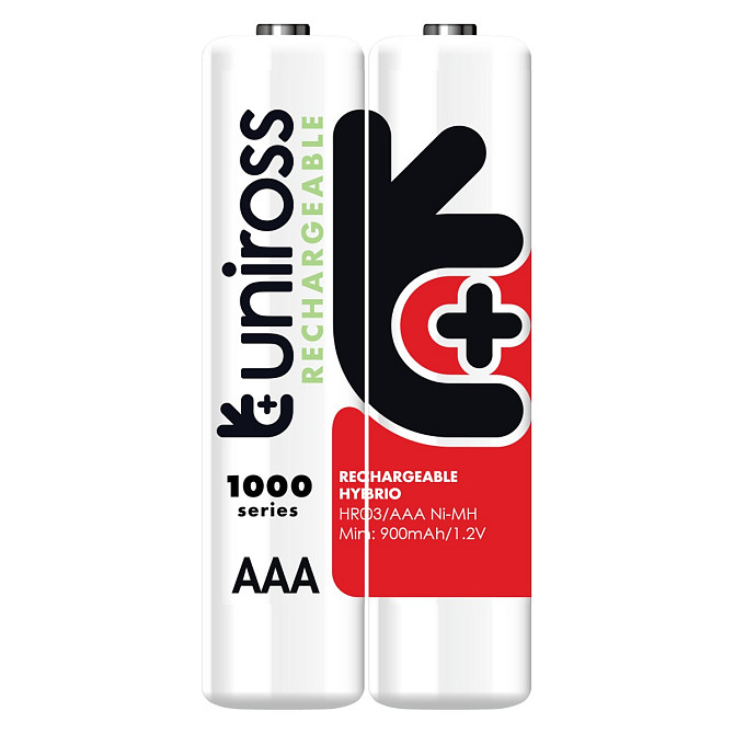 UNIROSS Hybrio rechargeable batteries AAA, 4pcs Gazimağusa - photo 2