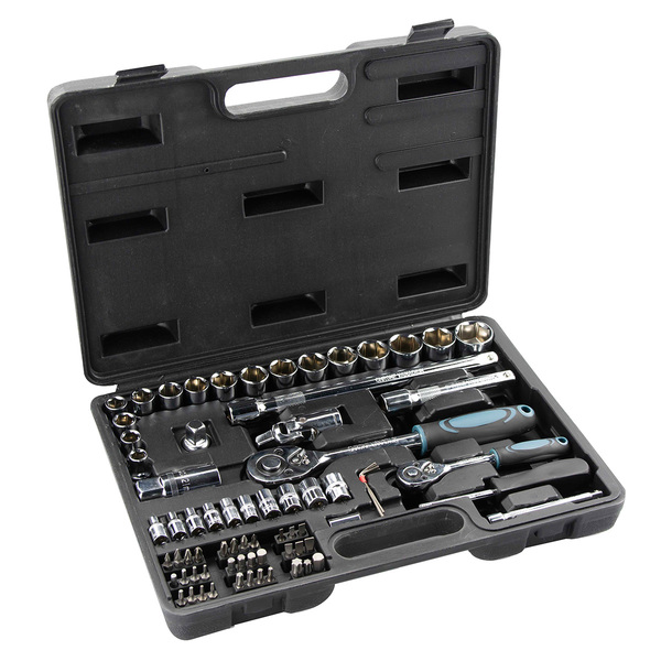 Socket set 72pcs. 1/4