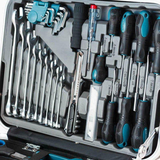 BORMANN PRO 132 piece tool set with abs trolley box Gazimağusa - photo 2