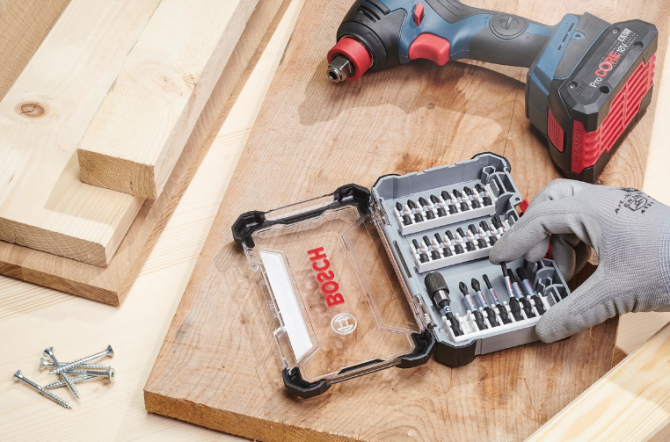 BOSCH 35 pcs bit & drill set  - photo 4