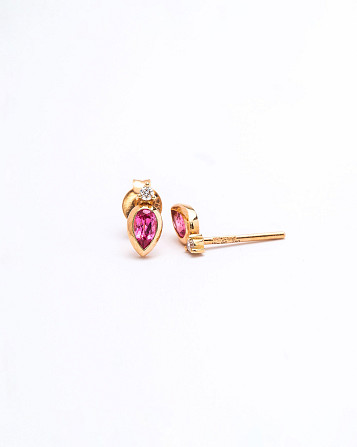 Pink Spinel Stud Earrings Gazimağusa - изображение 1
