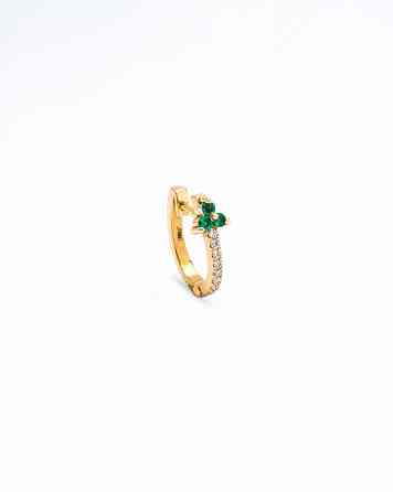 Emerald Flower Earrings Gazimağusa