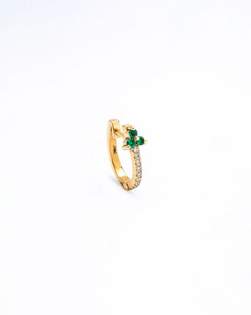 Emerald Flower Earrings Gazimağusa - photo 1