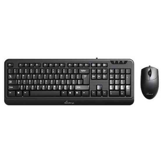 MEDIARANGE Corded keyboard and mouse black Gazimağusa