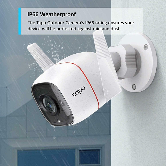 TP-LINK Outdoor security Wi-Fi camera IP66 Gazimağusa - изображение 2