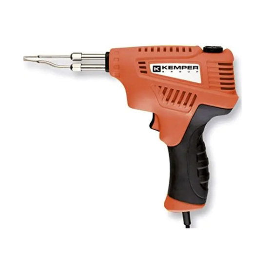 KEMPER Professional Instant soldering gun 200W set, up to 500 °C, orange 