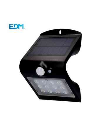 LED Solar outdoor wall light IP-65, 220LM 4000-6000K, black color Gazimağusa