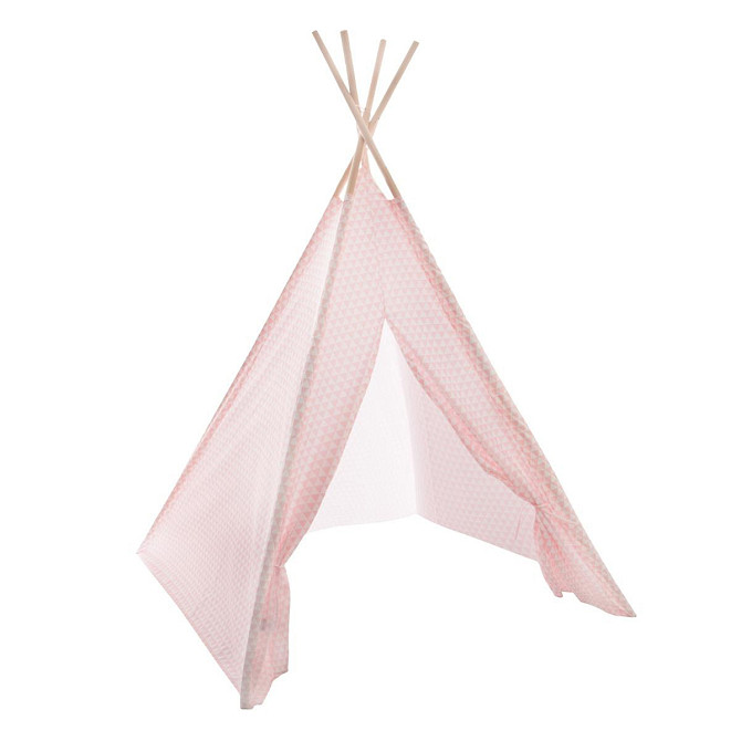 ATMOSPHERA Teepee pink for children polyester with wooden frame 120x120x160cm Gazimağusa - photo 1