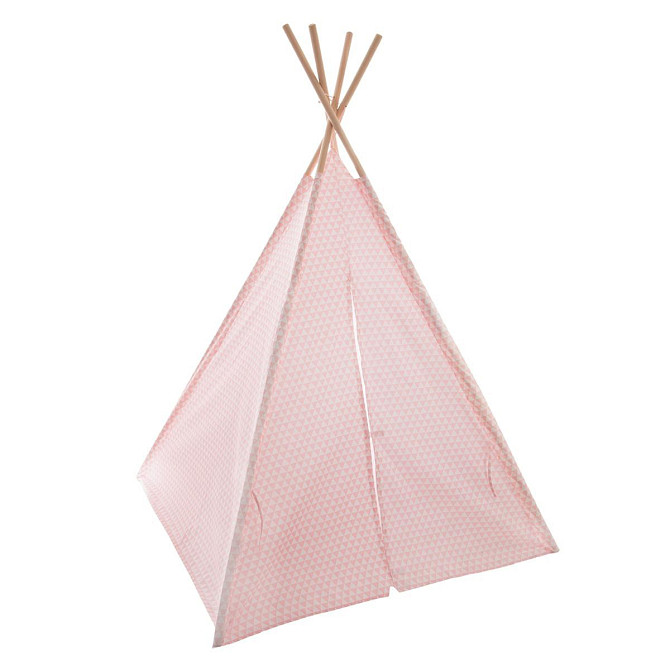 ATMOSPHERA Teepee pink for children polyester with wooden frame 120x120x160cm Gazimağusa - photo 2