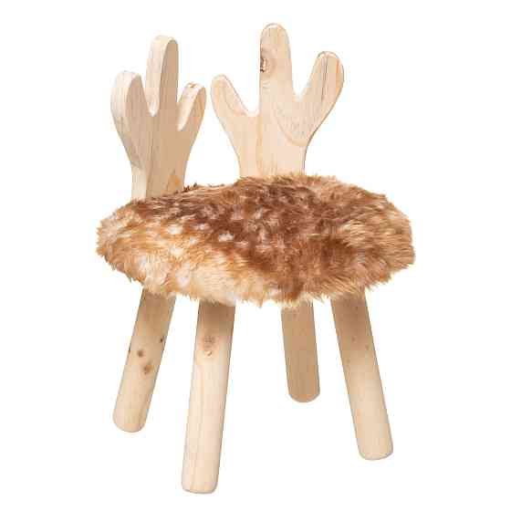 ATMOSPHERA Kids deer stool furry 27x38cm Gazimağusa
