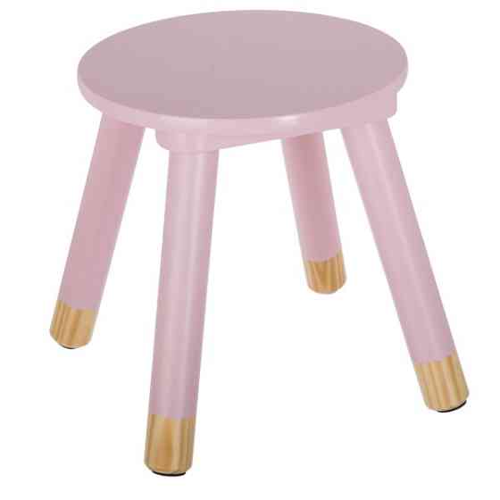 ATMOSPHERA Pink children stool wooden 24x26cm Gazimağusa