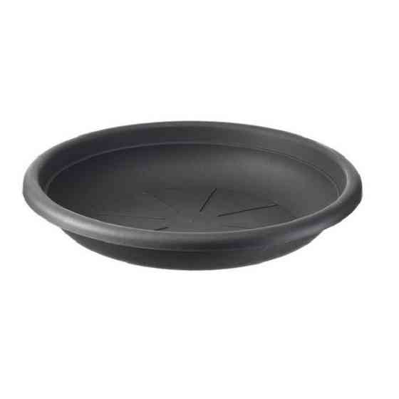 Round plastic saucer anthracite colour ø45cm Gazimağusa