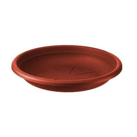 Round plastic saucer terracotta colour ø45cm Gazimağusa