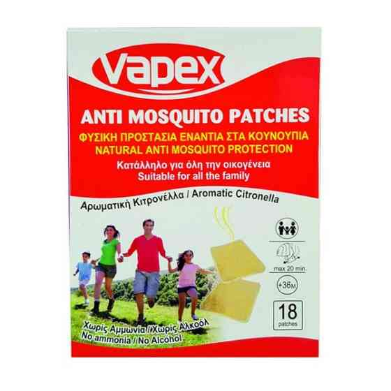 VAPEX Anti Mosquito Patches 18pcs Gazimağusa
