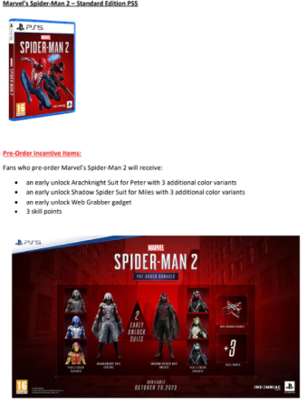 MARVEL’S SPIDER-MAN 2 STANDARD EDITION PS5(PRE-ORDER) Gazimağusa