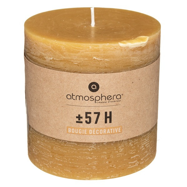 ATMOSPHERA Rustic yellow candle O10x10cm Gazimağusa - photo 1