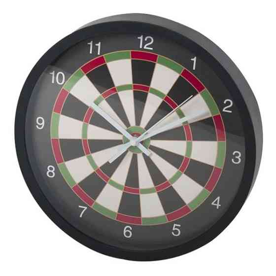 GERIMPORT Wall Clock 30.5 cm Dartboard-30, 5X4X30, 5 Gazimağusa