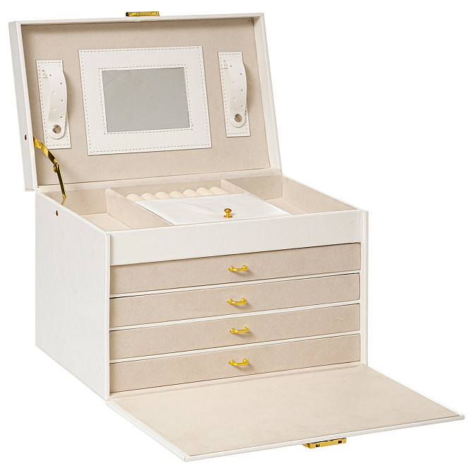 ATMOSPHERA Jewelry box beige 30, 3x19.5x20.5cm Gazimağusa - изображение 2