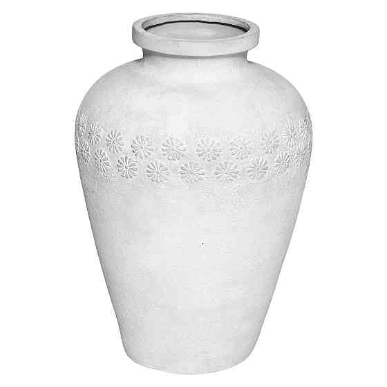 ATMOSPHERA Ceramic vase light grey O34.5x51cm Gazimağusa