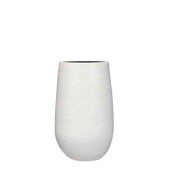 MICA Vase ceramic white H35xD21cm Gazimağusa