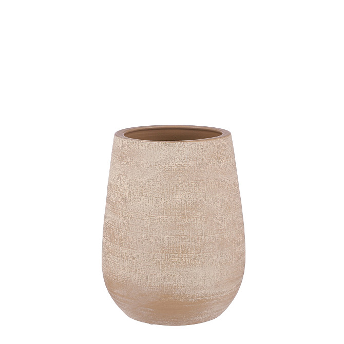 MICA Vase ceramic beige H30xD25cm Gazimağusa - изображение 1