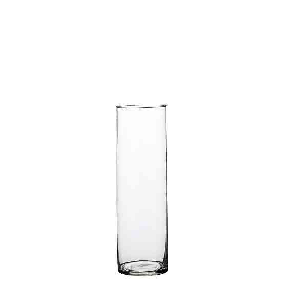 MICA Vase glass transparent H30xD9cm Gazimağusa