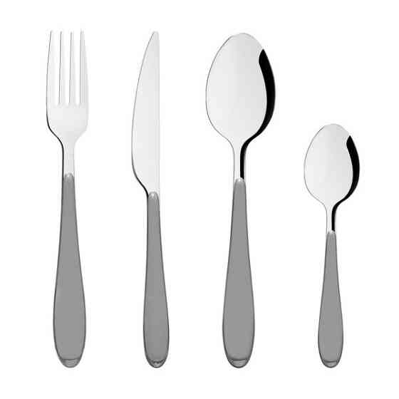 SECRET DE GOURMET Cutlery Set of 24pcs HappyPop Grey Gazimağusa