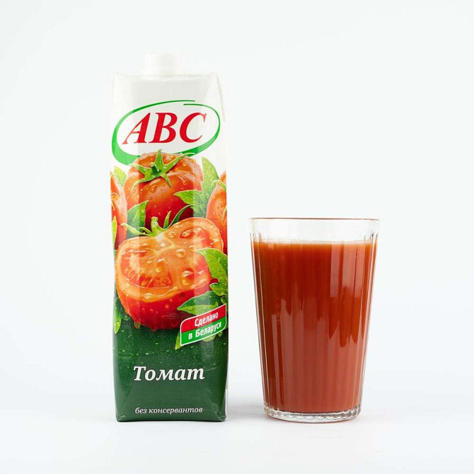 Сок томатный с мякотью с солью восстановленный стерилизованный гомогенизированный в асептической упаковке 1 л Gazimağusa - изображение 1