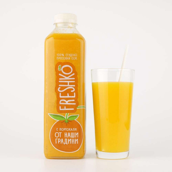 Апельсиновый сок холодного отжима 1 л. Gazimağusa - изображение 1
